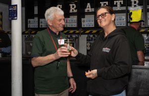 Phil enjoying a beer too