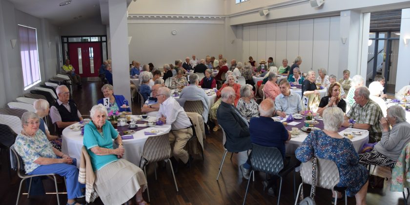 Fantastic Tea Party entertained by the Fleet U3A Ukelele Group