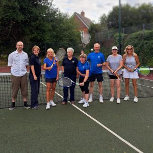 Badshot Lea Tennis Club delighted with their new nets
