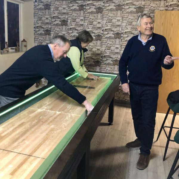 Lions having fun at Golf Manor