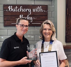 Farnham Family Butchers win the sausage competition