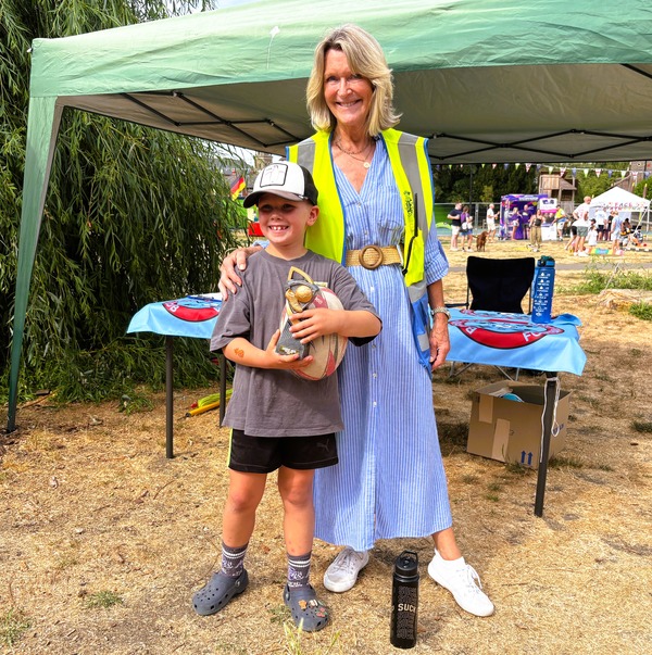 Jane and Ernest- football competition winner winner