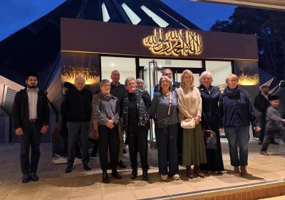 Lions visit Mubarak Mosque